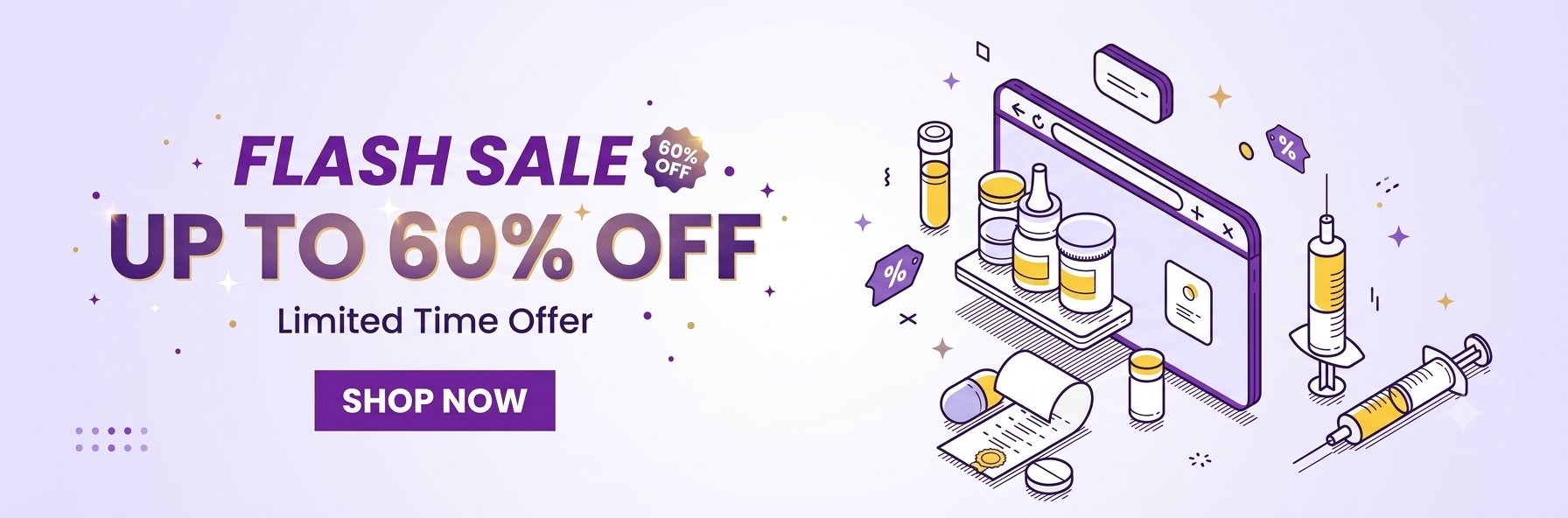 NewLifeMedz flash sale — up to 60% off